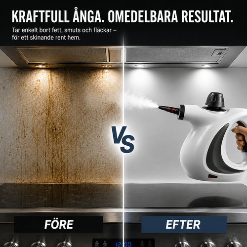 Renvora™ Ångtvätt – Ersätt starka kemikalier med kraftfull ånga