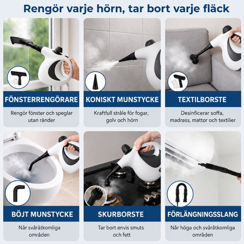 Renvora™ Ångtvätt – Ersätt starka kemikalier med kraftfull ånga